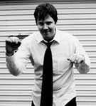 Dan Spencer, trombone player for the O.C. Supertones.